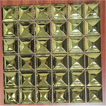 Roostevabast terasest mosaiik Backsplash